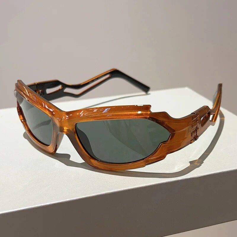 Vintage Futuristic Steampunk Sunglasses