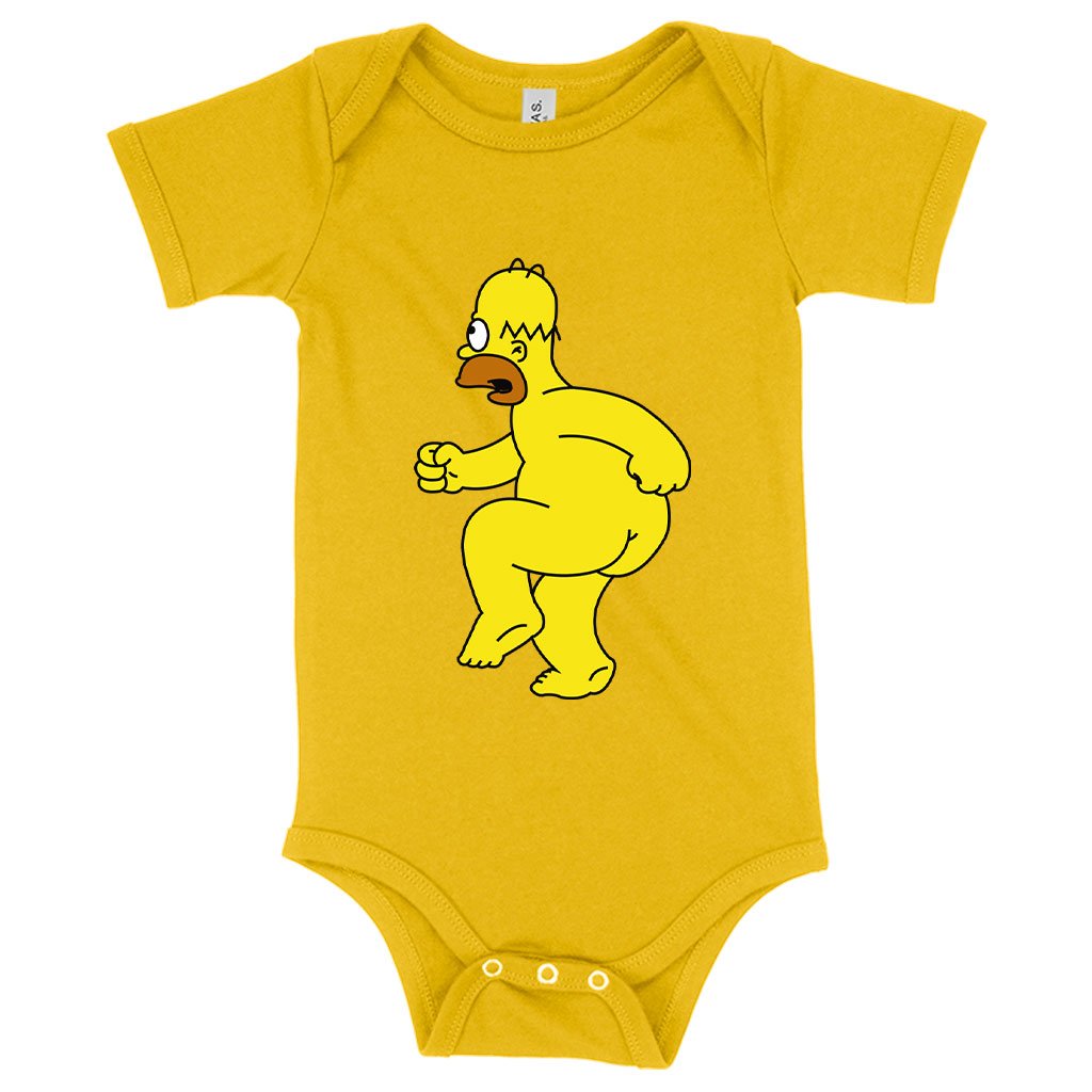 Baby Jersey Homer Onesie - Simpsons Onesies