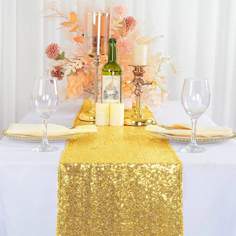 Glittering Sequin Table Runners