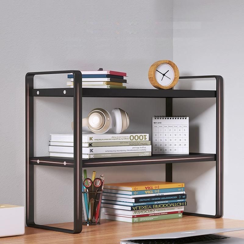 Modern Wood and Iron Desktop Organizer