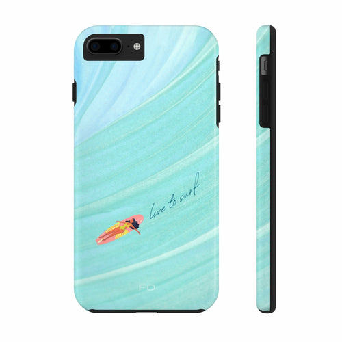 Live to Surf Tough Case for iPhone with Wireless Charging