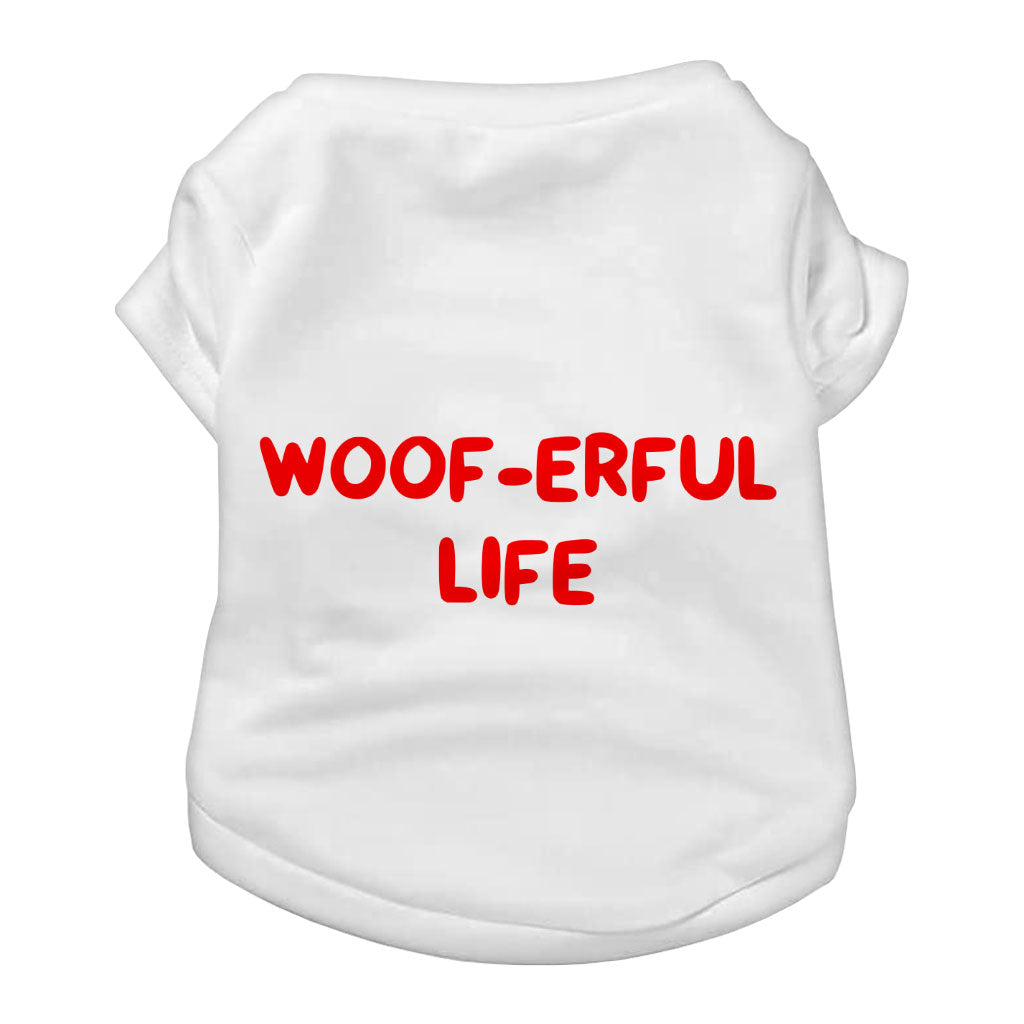 Woof Dog T-Shirt - Funny Dog Shirt - Cool Dog Clothing