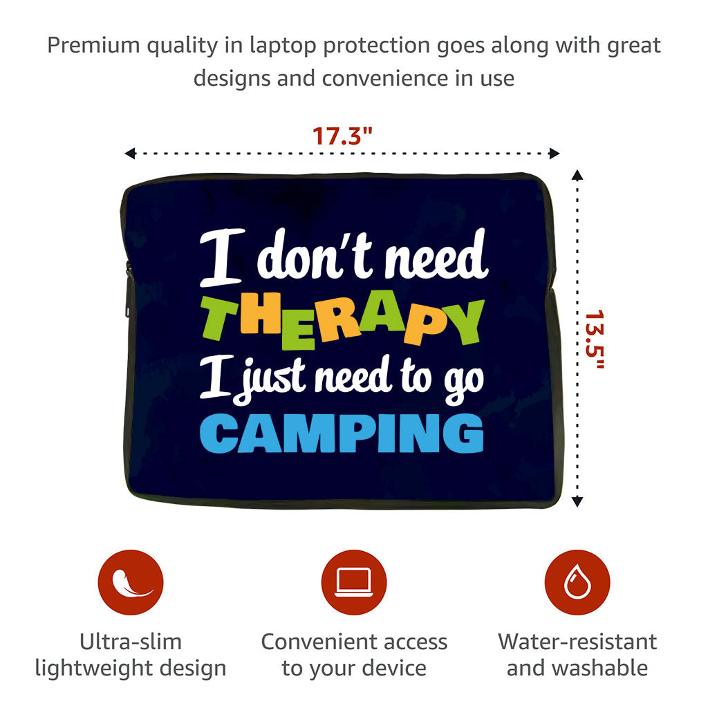 Camping MacBook Air 14" Two-Sided Sleeve - Cool Laptop Sleeve - Graphic MacBook Sleeve