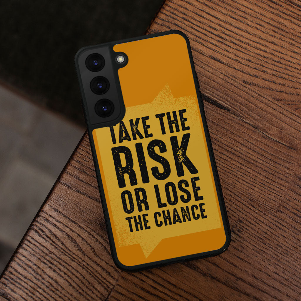 Take the Risk Samsung S22 Phone Case - Cool Phone Case for Samsung S22 - Trendy Samsung S22 Phone Case