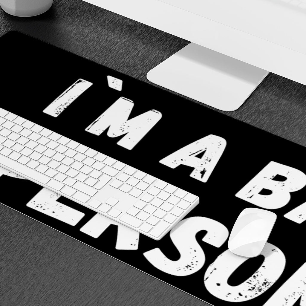 Sarcastic Desk Mat - Cool Desk Pad - Themed Laptop Desk Mat