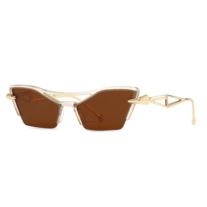 Luxury Retro Cat Eye Sunglasses - UV400 Polarized Eyewear for Men & Women