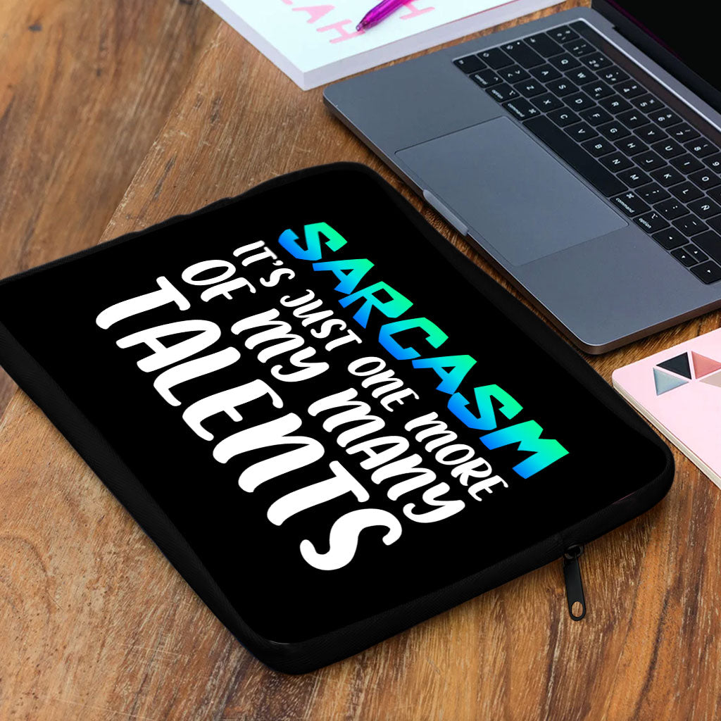 Sarcasm MacBook Air 14" Two-Sided Sleeve - Funny Laptop Sleeve - Printed MacBook Sleeve