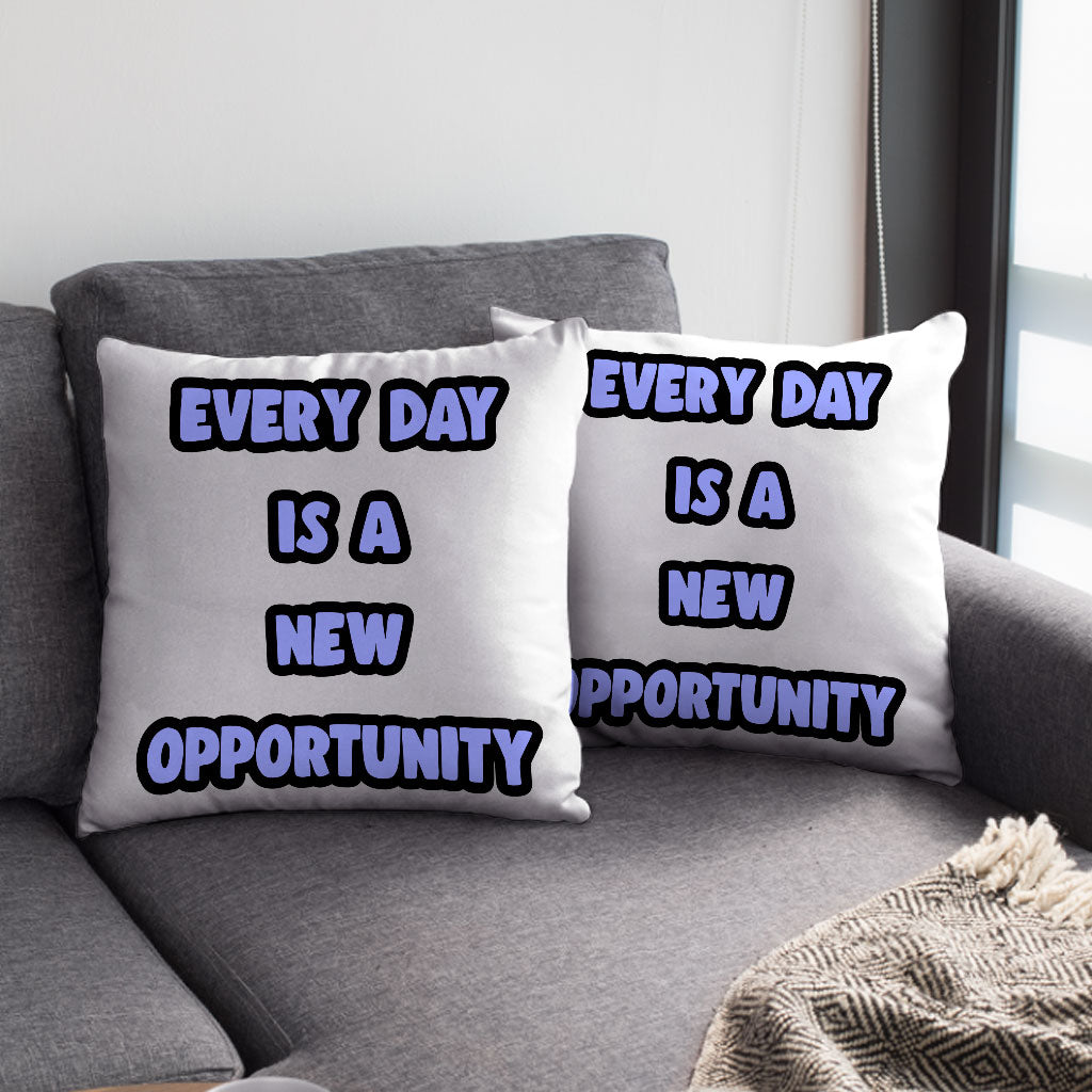 Motivational Quote Square Pillow Cases - Cute Pillow Covers - Printed Pillowcases