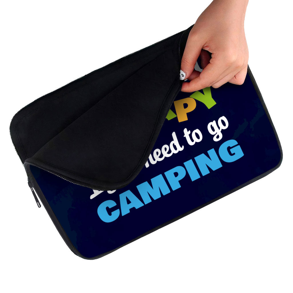 Camping iPad Sleeve - Cool Tablet Sleeve - Graphic Carrying Case