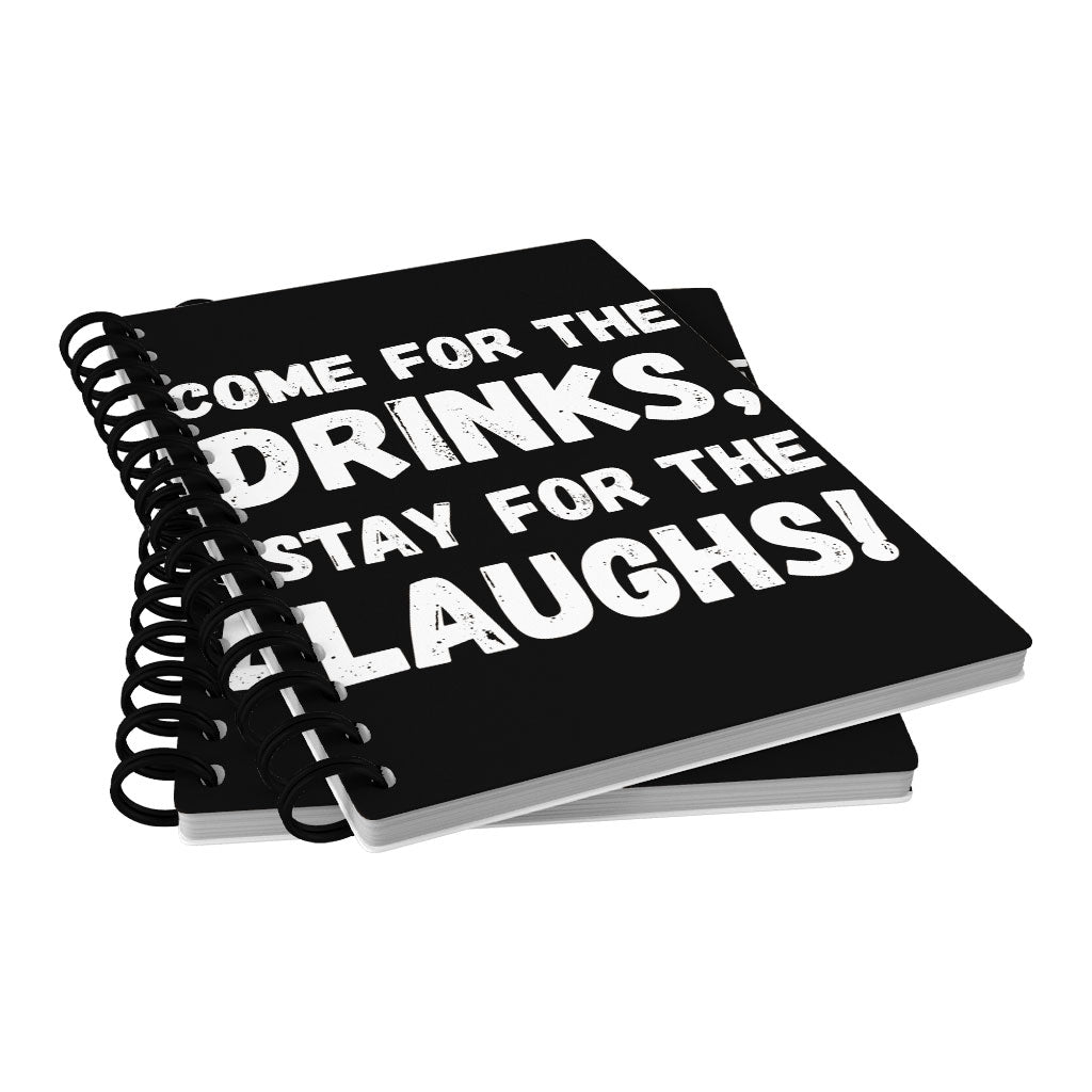 Funny Quote Spiral Notebook - Funny Saying Notebook - Cool Design Notebook