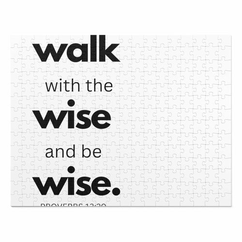 Home Decor, Puzzle Print for Children or Adults, Walk With The Wise