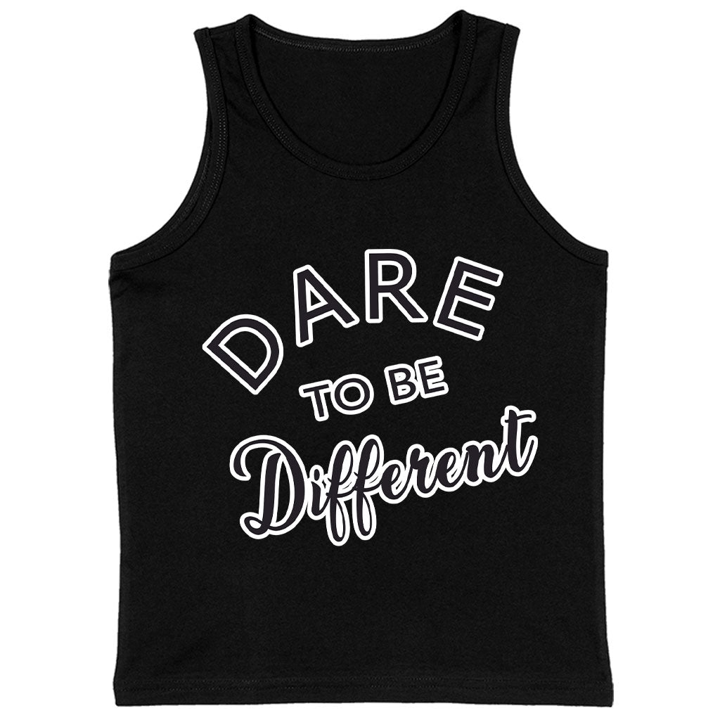 Dare to Be Different Kids' Jersey Tank - Cool Sleeveless T-Shirt - Graphic Kids' Tank Top