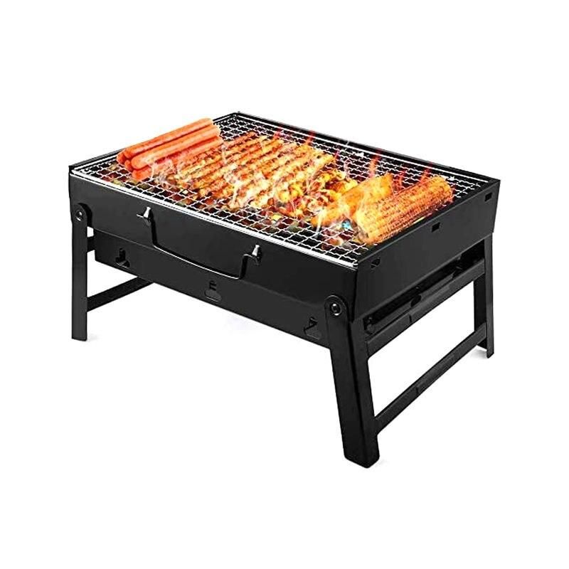 Compact and Versatile Portable Charcoal Grill - Ideal for Outdoor Cooking, Camping, and Picnics