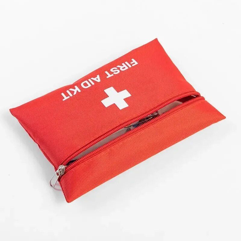 Compact 12Pcs Outdoor First Aid & Emergency Survival Kit