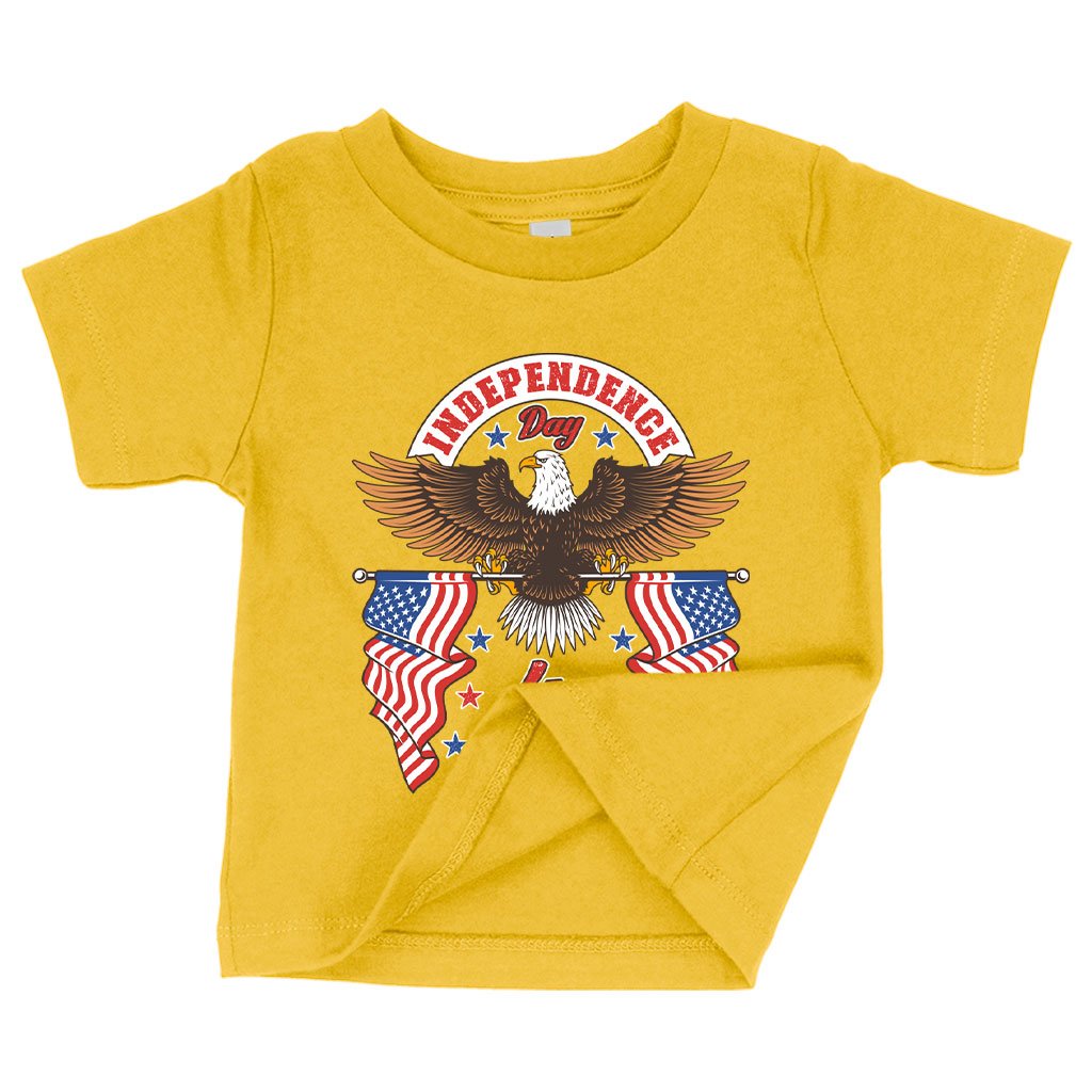 Baby Independence Day 4th of July T-Shirt - Independence Day T-Shirts - Patriotic USA T-Shirt