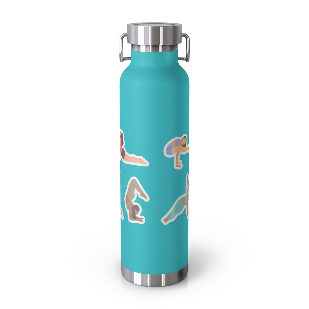 Yoga Poses Find Your Balance Insulated Bottle 22oz