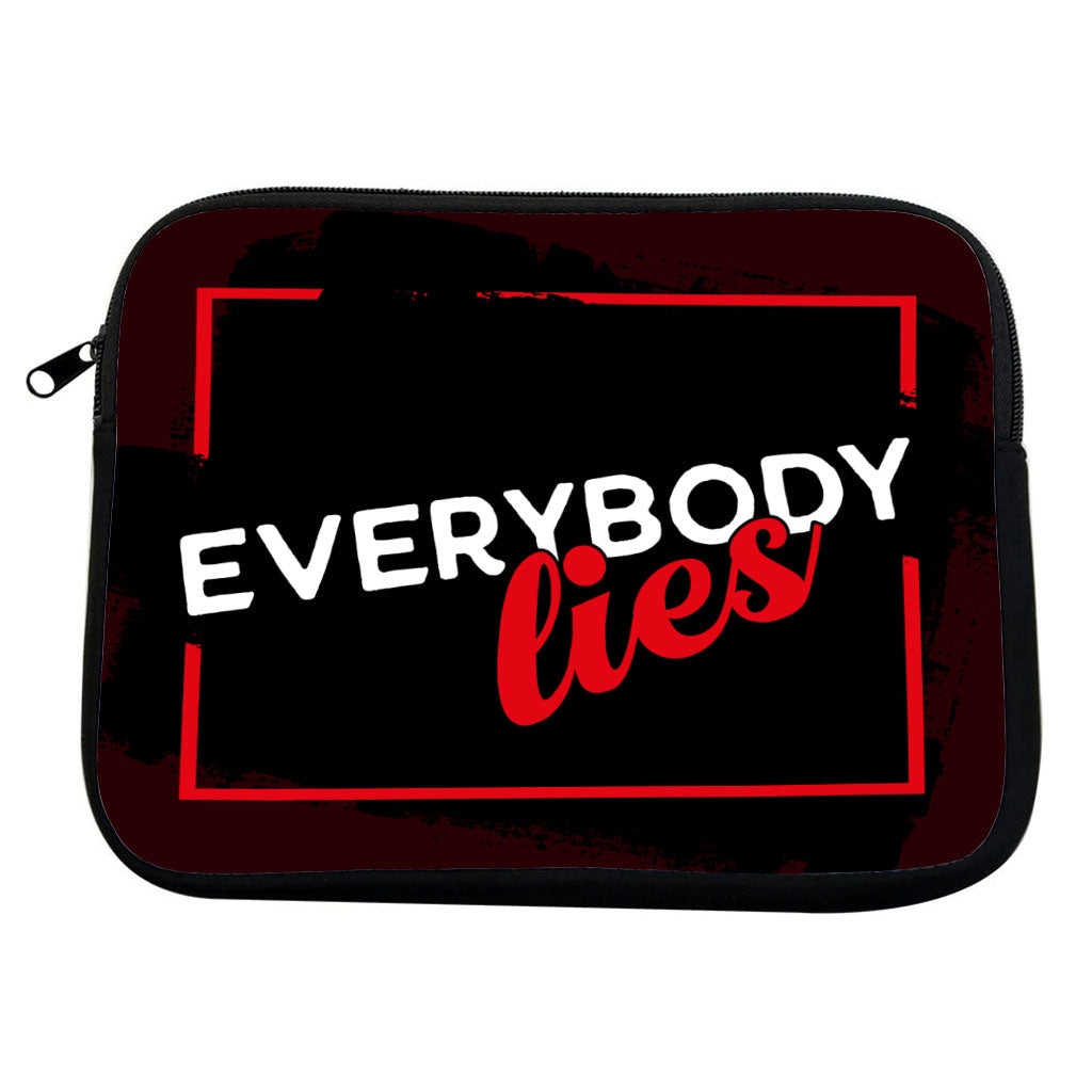 Everybody Lies MacBook Pro 14" Two-Sided Sleeve - Printed Laptop Sleeve - Trendy MacBook Sleeve