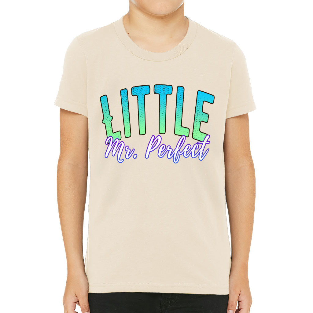 Mr Perfect Kids' T-Shirt - Funny T-Shirt - Cool Design Tee Shirt for Kids