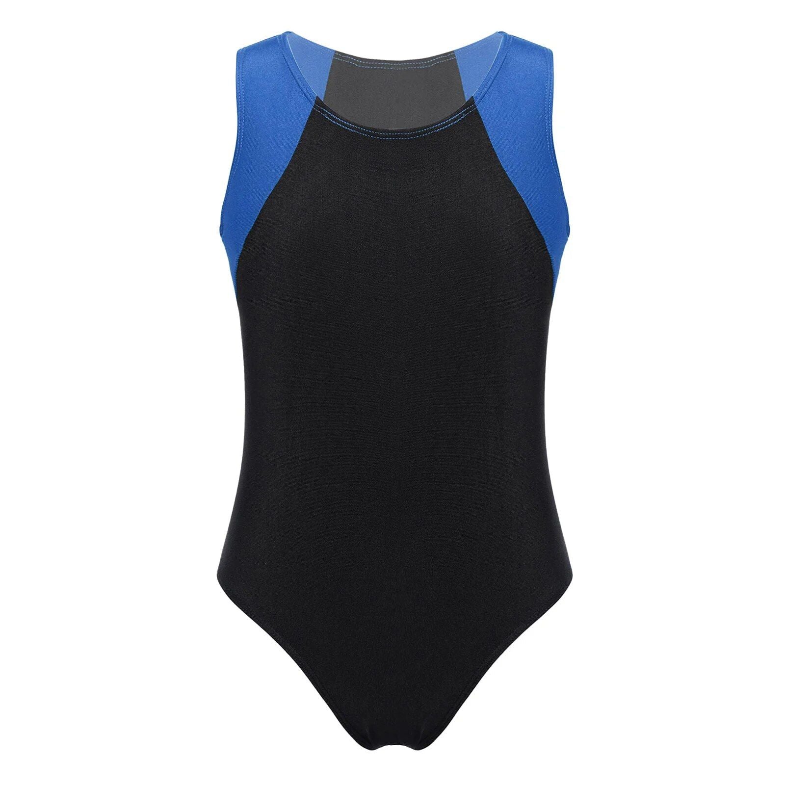 Boys Gymnastics Sleeveless Bodysuit & Shorts Set - Quick-Dry, Stretchy, Active Training Gear