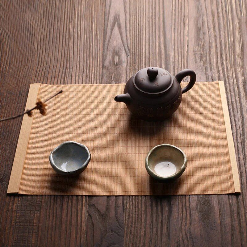 Elegant Bamboo Table Mat - Eco-Friendly Japanese Style Insulated Dining Runner