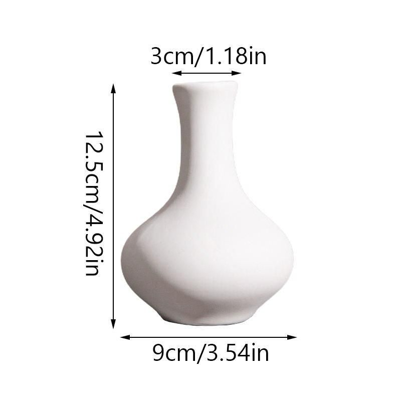 Modern Nordic White Ceramic Vase