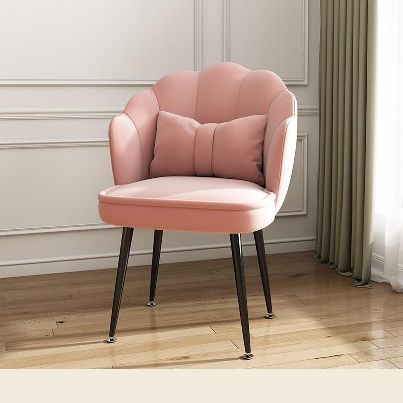 Modern Nordic Light Luxury Makeup Stool - Elegant Bedroom and Living Room Chair