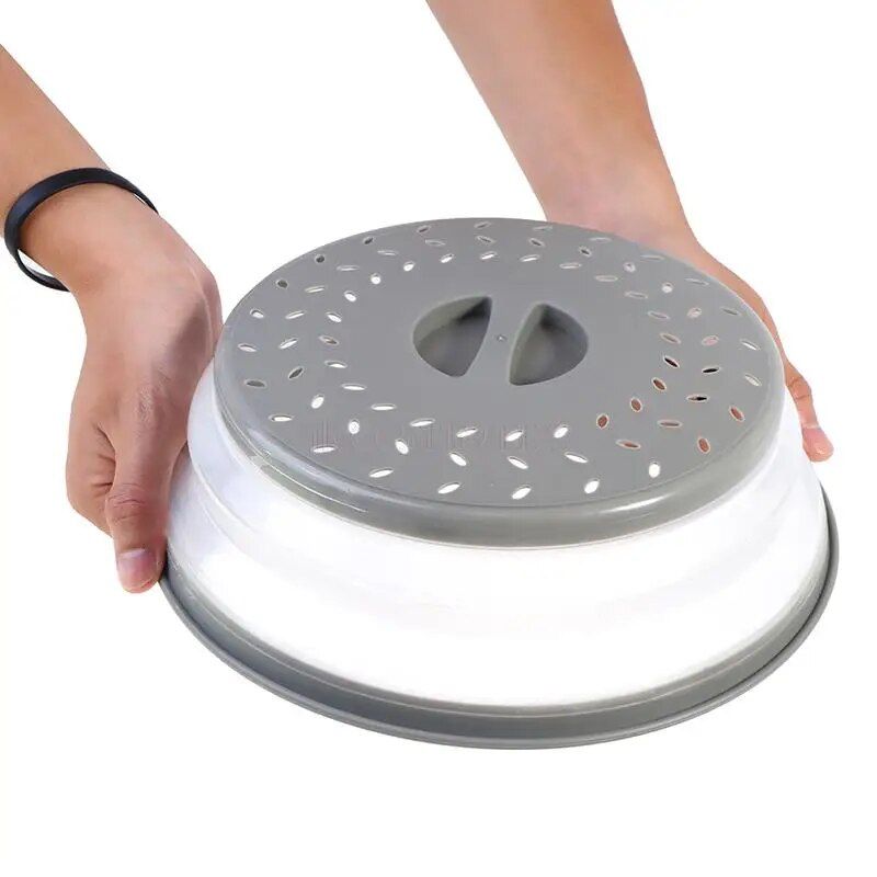 Vented Collapsible Multifunctional Microwave Cover