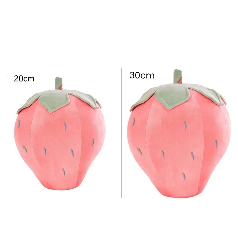 Adorable Strawberry Plush Pillow