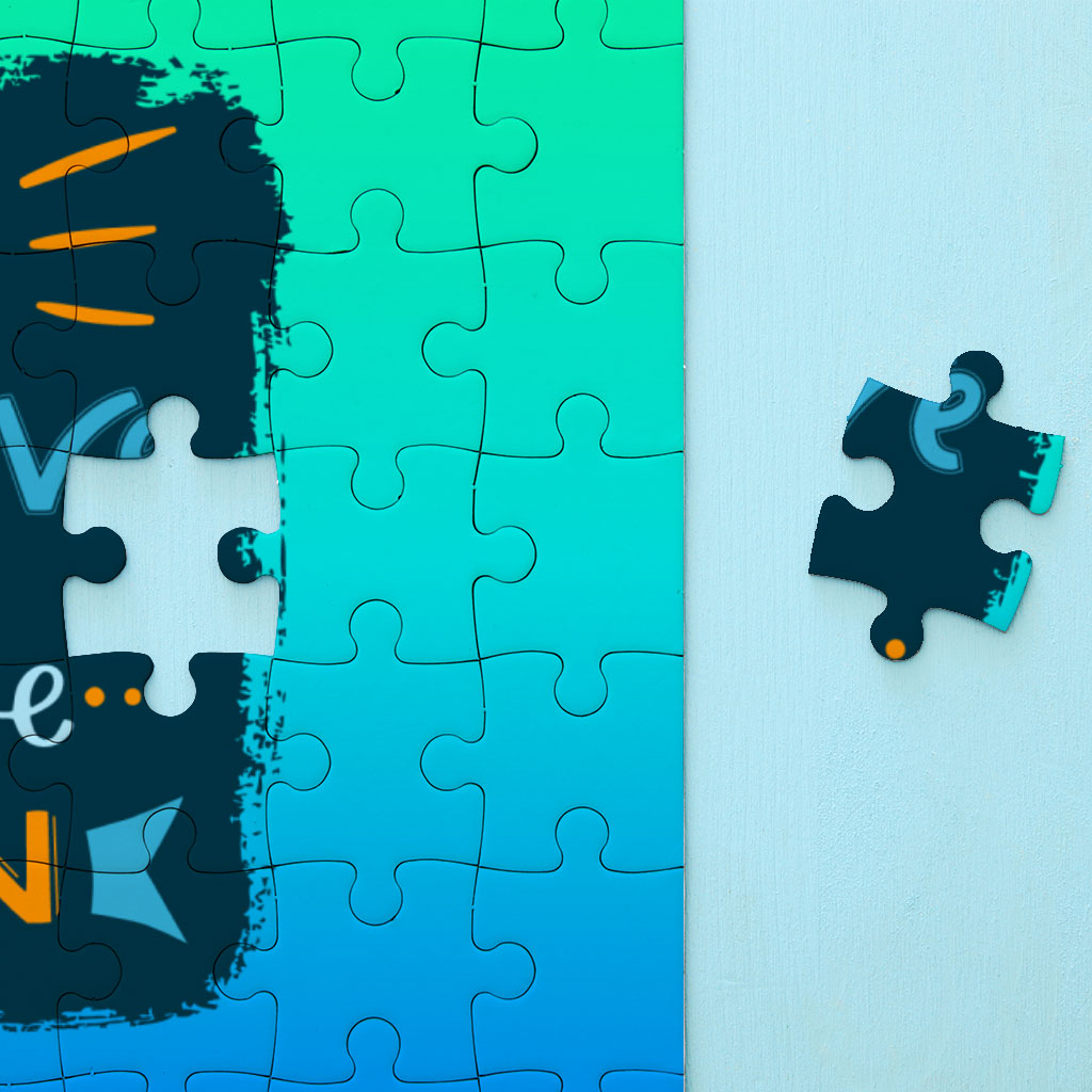 Be Creative Puzzles - Trendy Jigsaw Puzzle - Cool Design Puzzles