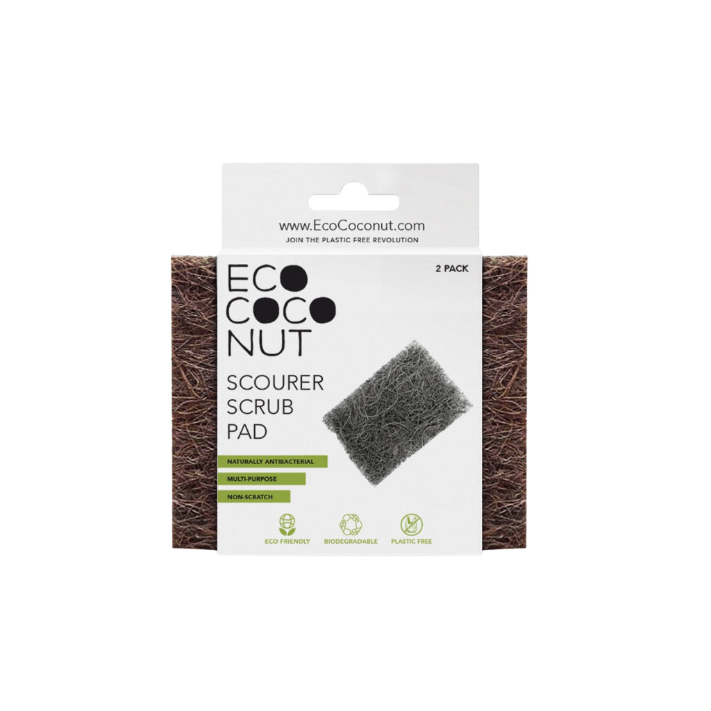 EcoCoconut 2 Pack Scrub Pads