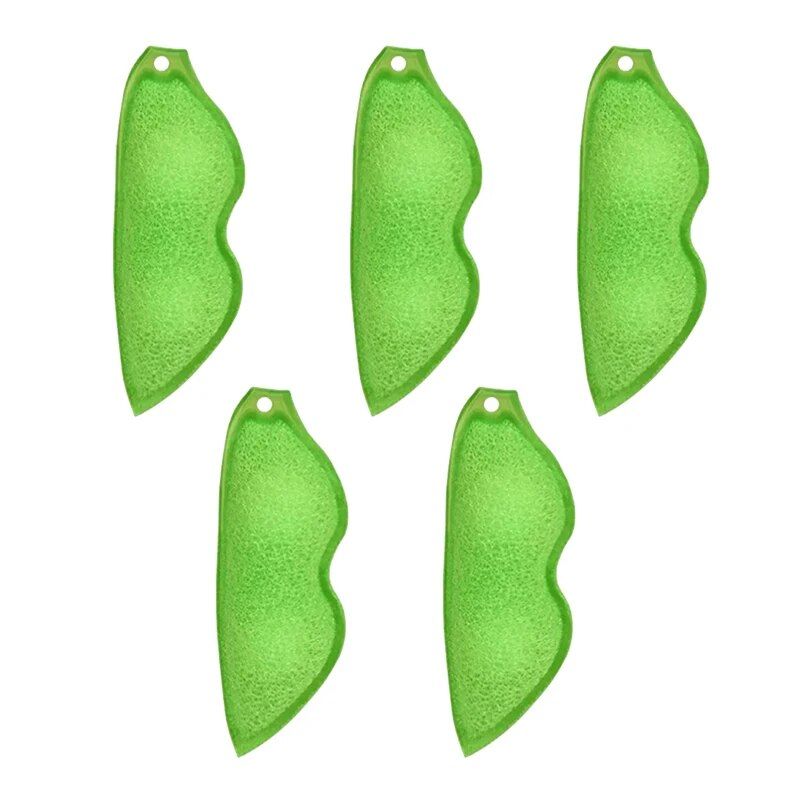 Multi-Pack Pea-Shaped Bottle Cleaning Sponges