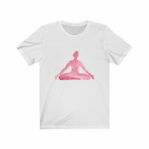 Yoga Meditation Pose Print T-Shirt