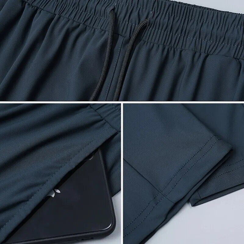 Men's Performance Elastic Running Pants: Sweat-Wicking, Versatile Joggers