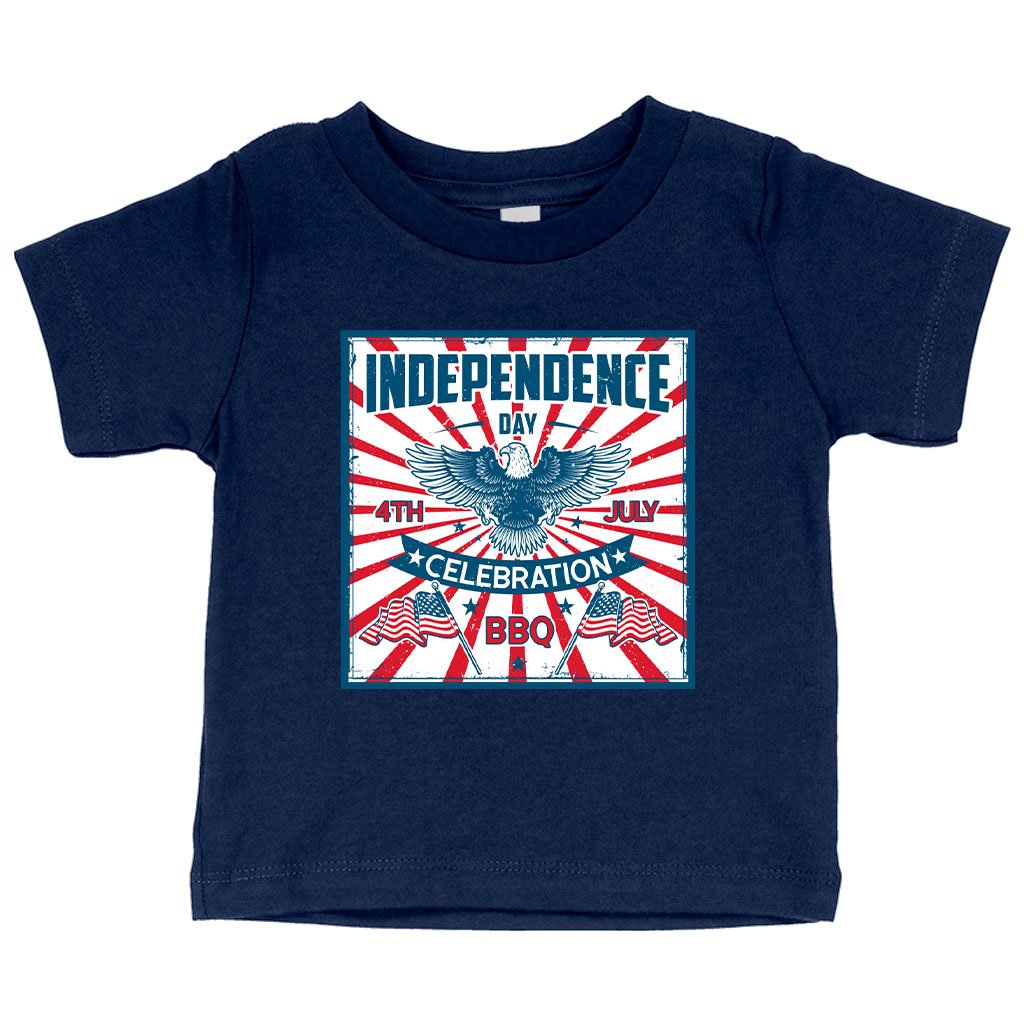 Baby Independence Day Celebration T-Shirt - Vintage Independence Day T-Shirt - Patriotic T-Shirt