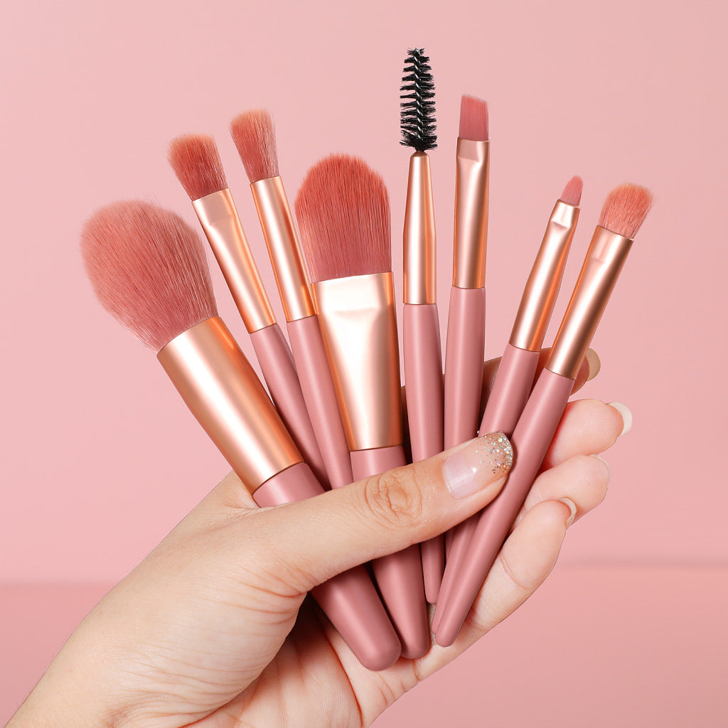 Mini Makeup Brush Set 8 pcs