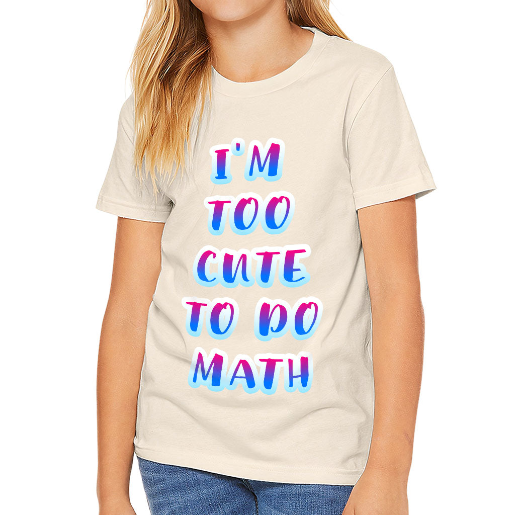 Funny Quote Kids' T-Shirt - Quotes Printed T-Shirt - Cool Printed Tee Shirt for Kids