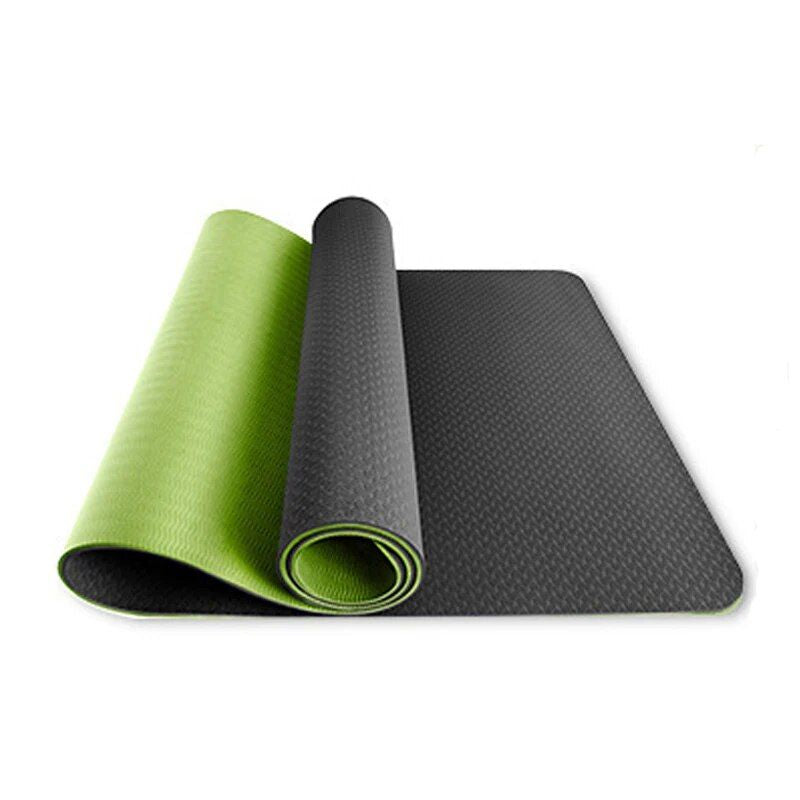 Premium TPE Double Layer Non-Slip Yoga Mat - Ideal for Gymnastics, Pilates & Fitness