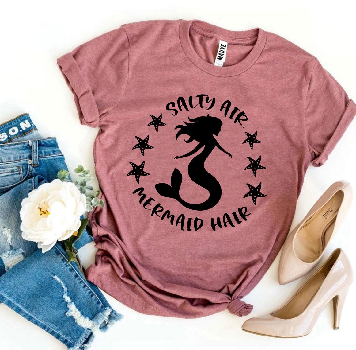 Salty Air Mermaid Hair T-shirt | Agate