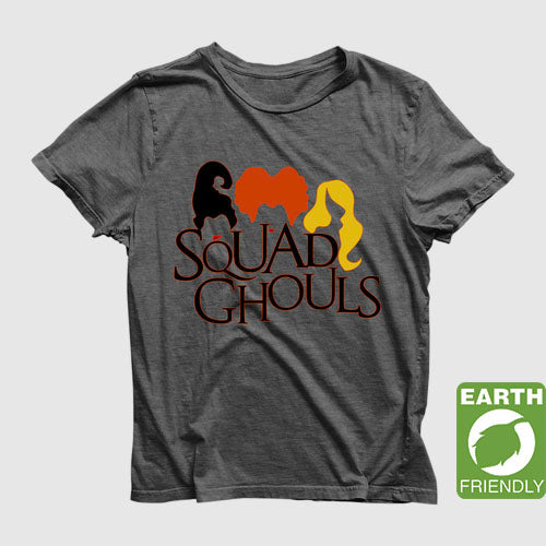 Eco Friendly Recycled Squad Ghouls Halloween T-Shirt