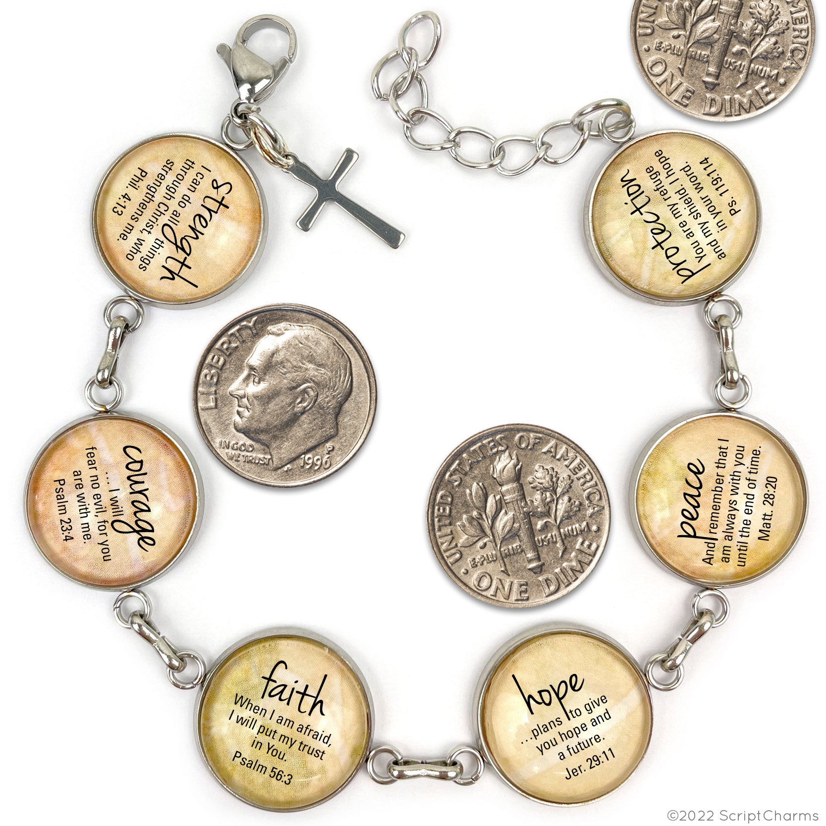 "Trust In The Lord" Proverbs 3:5-6 Scripture Bracelet