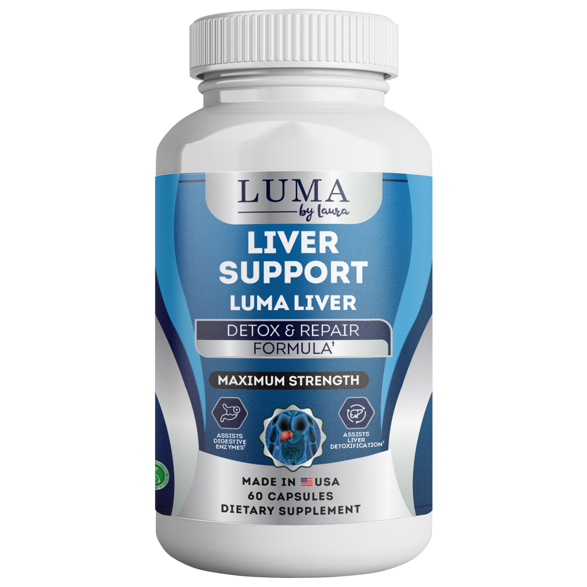 Luma Liver Support, Cleanse, Detox & Repair, Milk Thistle, Chicory