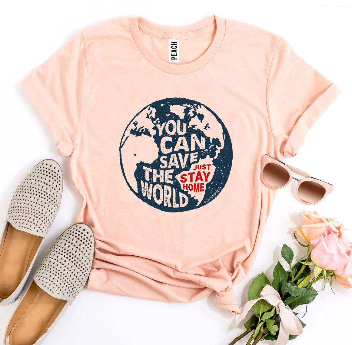 You Can Save The World T-shirt | Agate