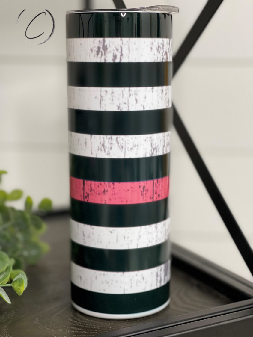 Thin Red Line 20oz Skinny Tumbler