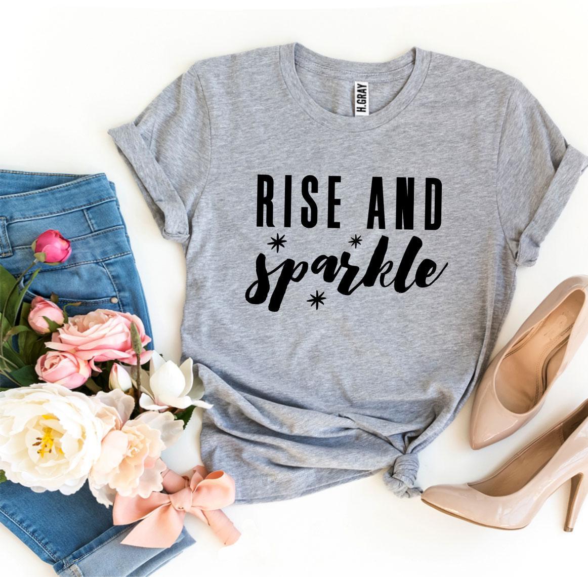 Rise And Sparkle T-shirt | Agate