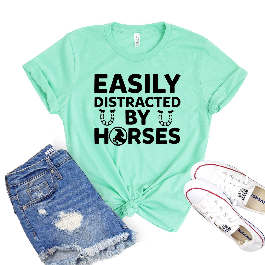 Easily Distracted By Horses Shirt