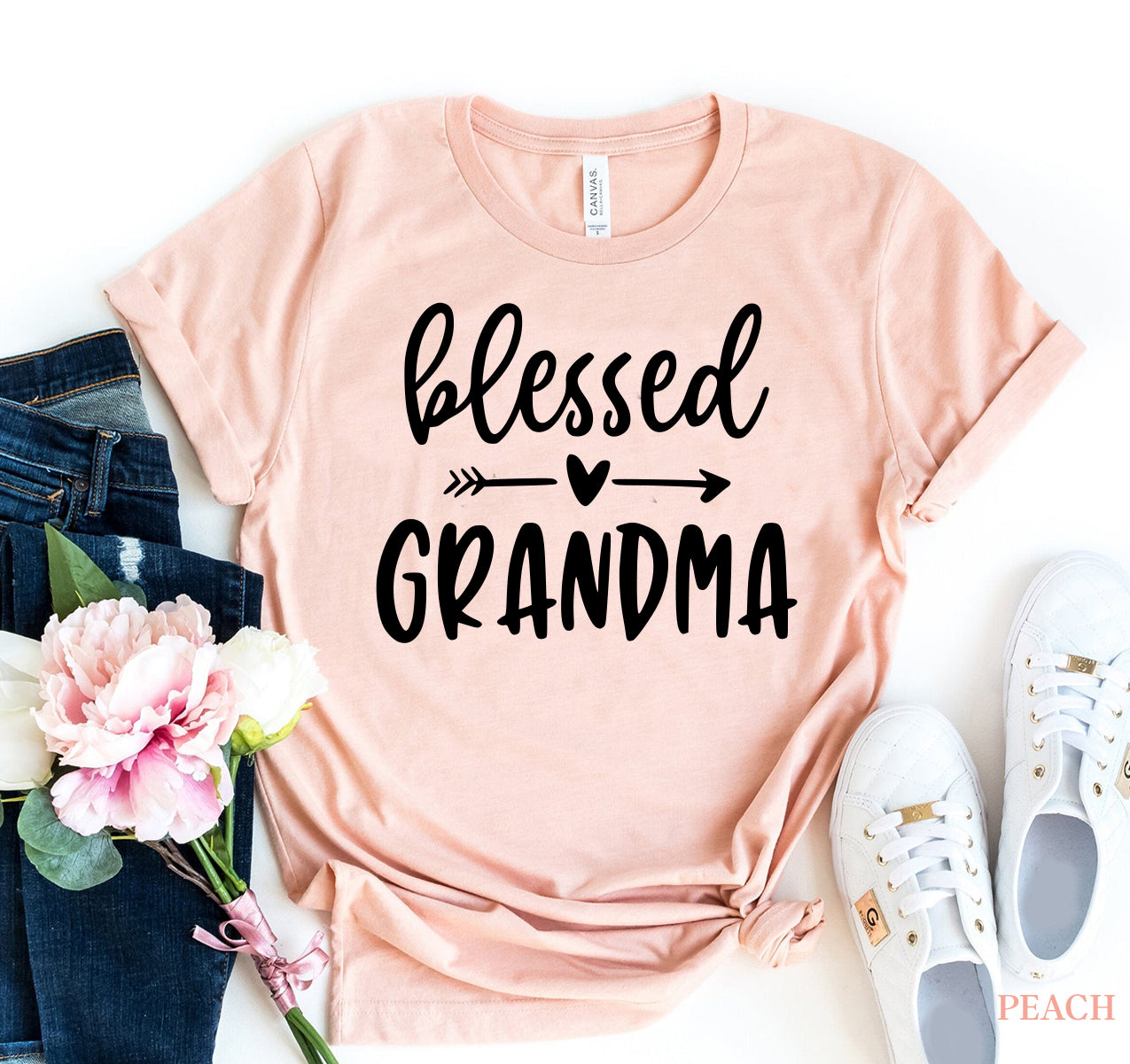Blessed grandma T-shirt | Agate