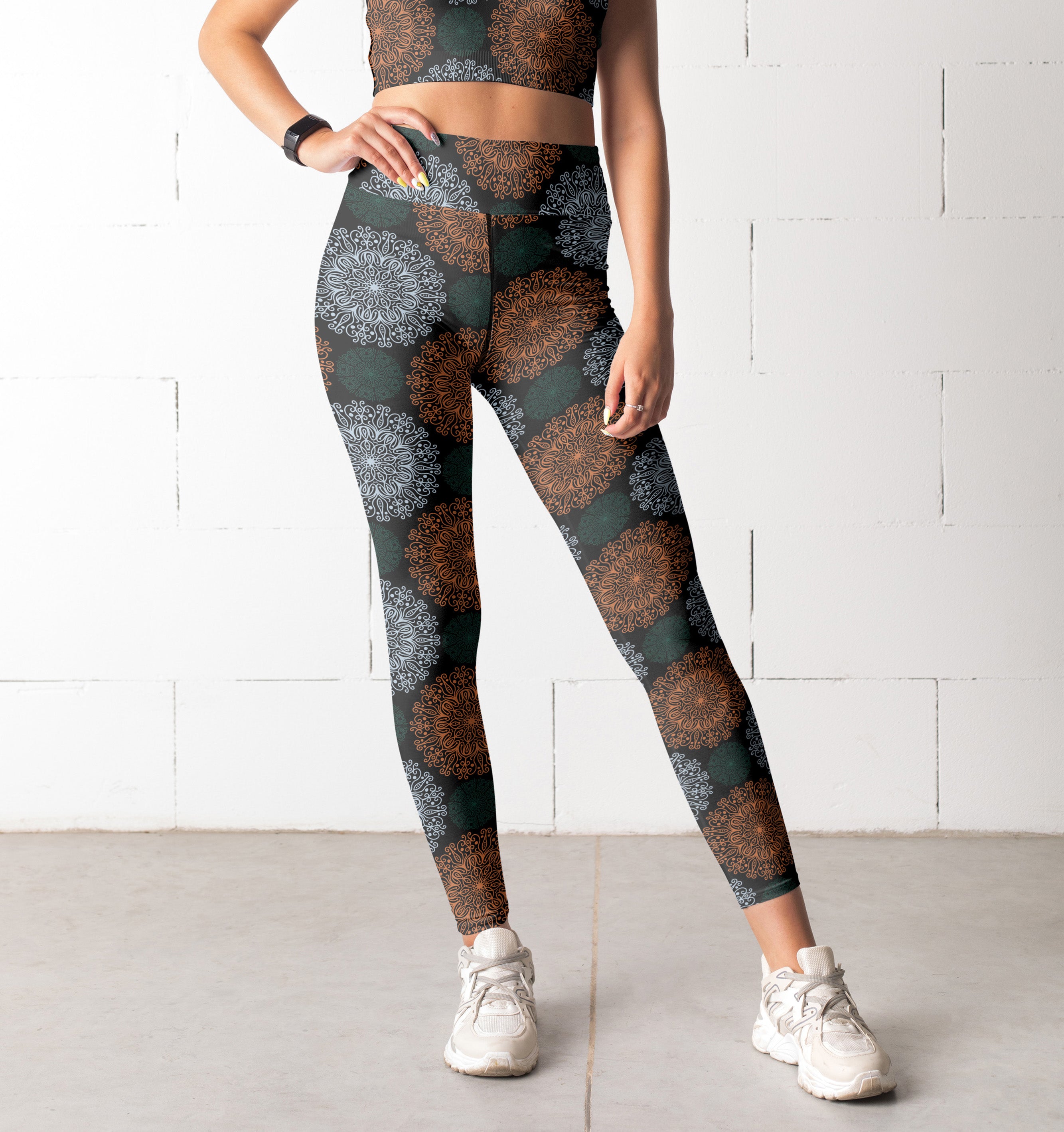 High Waist Mandala leggings