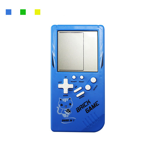 Retro Childhood Tetris Handheld Game Player, Blue