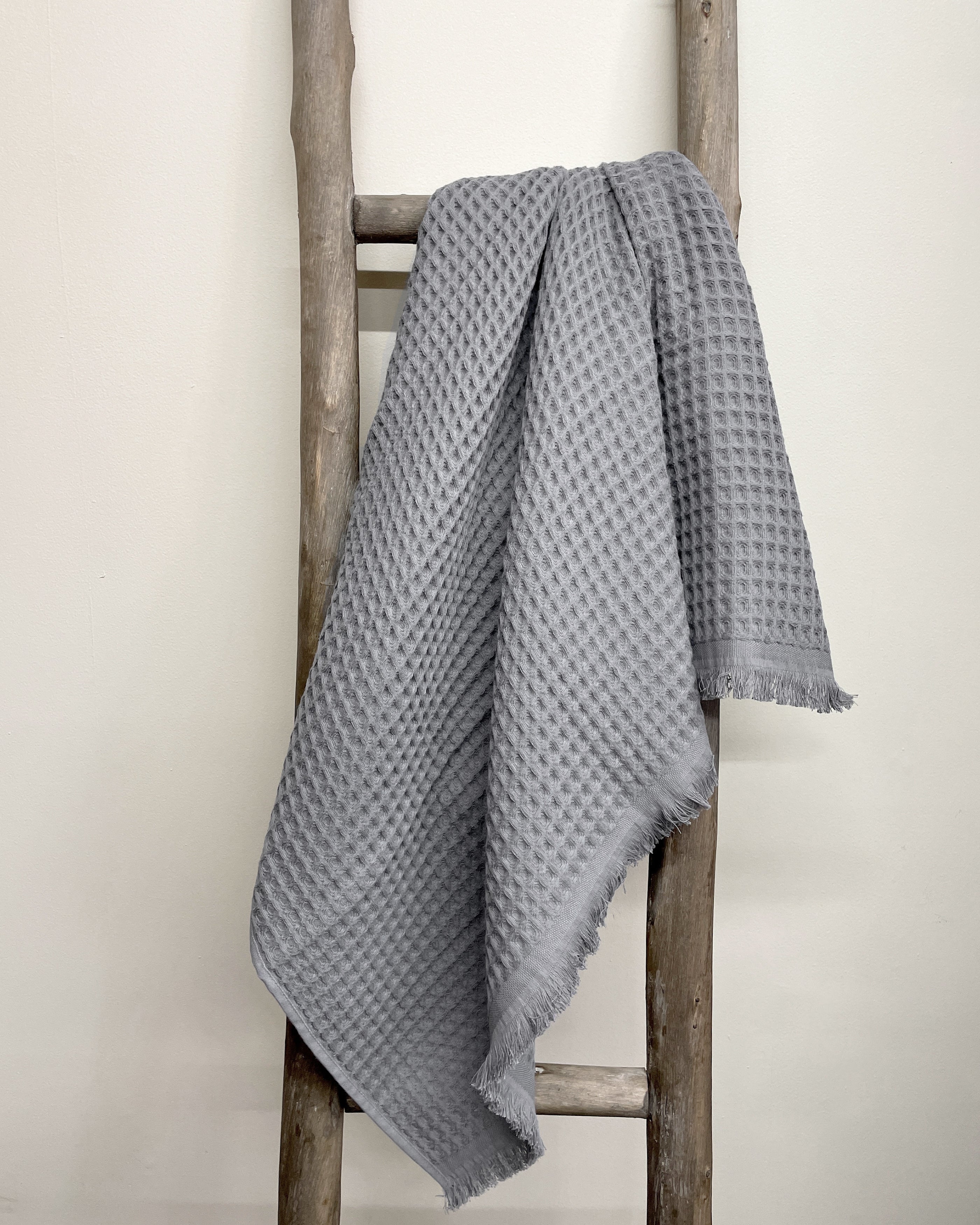 Lycia Turkish Cotton Waffle Bath Towel by East'N Blue