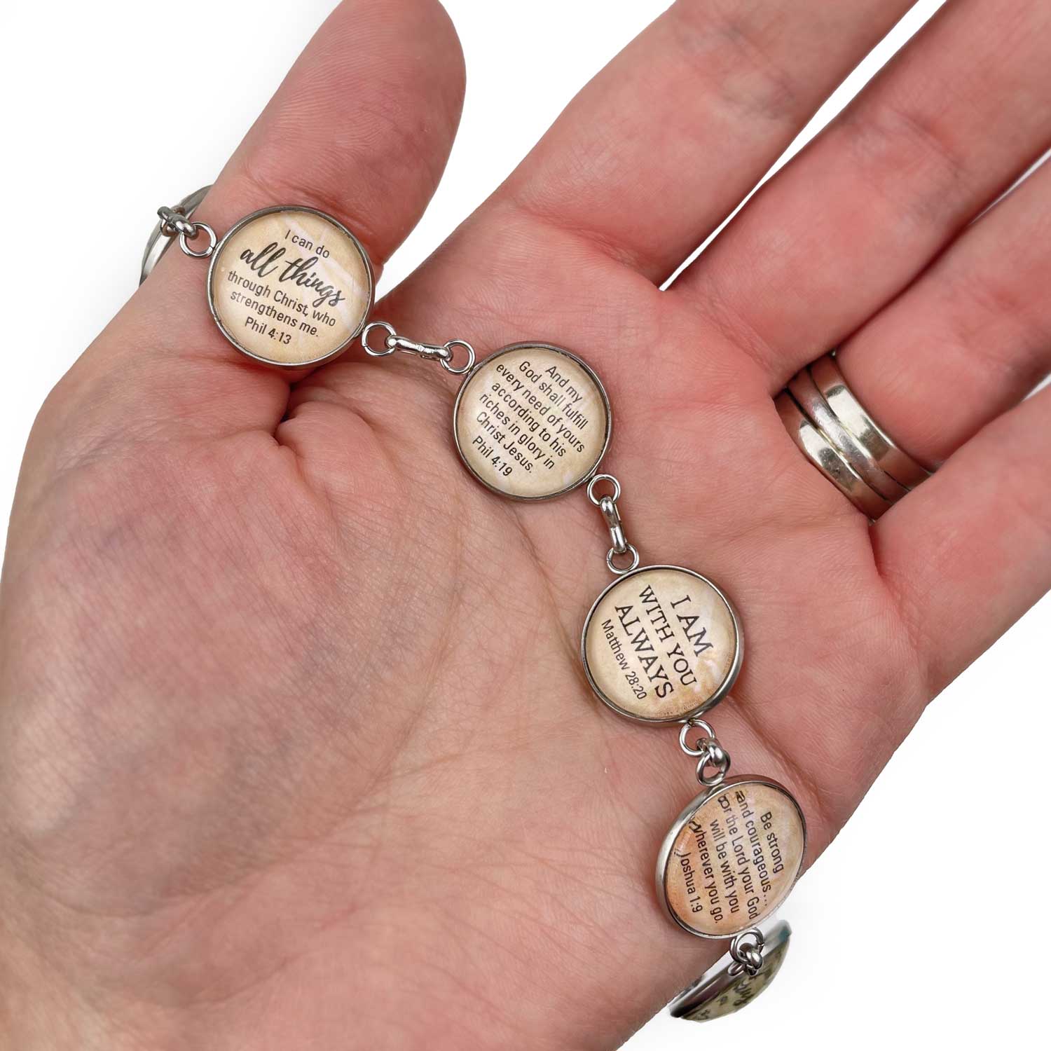 "Trust In The Lord" Proverbs 3:5-6 Scripture Bracelet